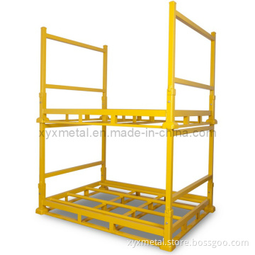Collapsible Warehouse Folding Metal Storage Stacked Stillages